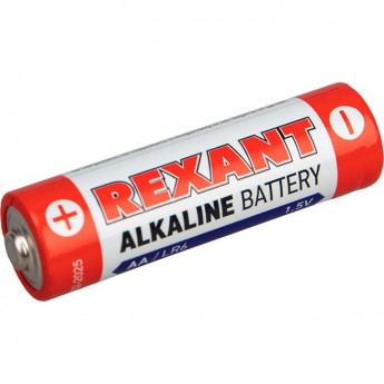 Алкалиновая батарейка REXANT AA/LR6 1.5 V, 2 шт.