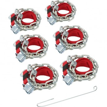 Цепи (браслеты) противоскольжения REXANT для кроссоверов (колеса 205-225 мм), 6 шт.