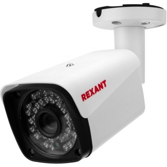 Цилиндрическая уличная камера REXANT AHD 5.0Мп 2592х1944, объектив 3.6мм, ИК до 30м