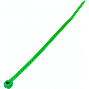 Хомут-стяжка REXANT нейлоновая 100x2,5мм, зеленая (25 шт/уп)