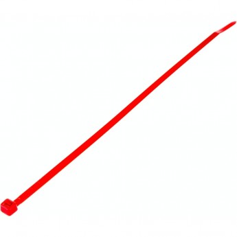Хомут-стяжка REXANT нейлоновая 200x3,6мм, красная (25 шт/уп)