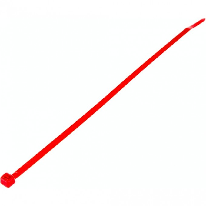 Хомут-стяжка REXANT нейлоновая 200x3,6мм, красная (25 шт/уп) 07-0206-25