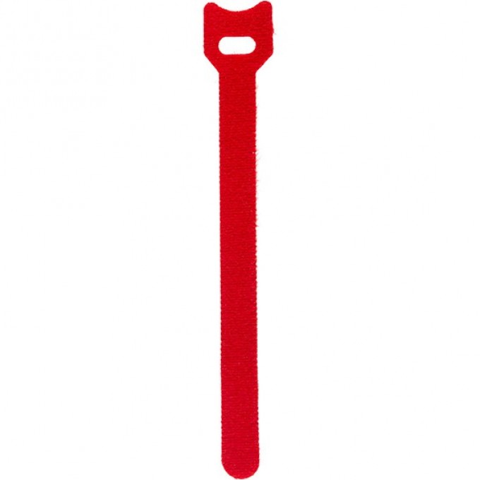 Хомут–липучка REXANT 150х12 мм многоразовый красный, 12 шт. 07-7154
