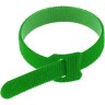 Хомут–липучка REXANT 230х13 мм многоразовый зеленый, 12 шт. 07-7213