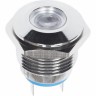 Индикатор металл REXANT LED 16 220В подсветка белая 36-4834