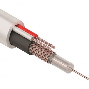 Кабель REXANT КВК-В-1,5+2x0,50 мм² (Cu/Cu) белый, 200 м Кабель REXANT КВК-В-1,5+2x0,50 мм² (Cu/Cu) белый, 200 м