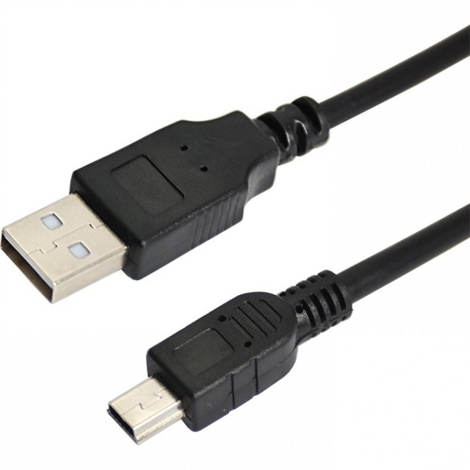 Кабель REXANT mini USB - USB A 1.8 м черный 18-1134-2
