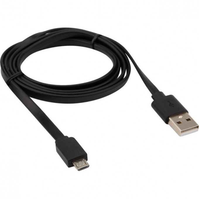 Кабель REXANT USB-micro USB 2.4A черный 1 м 18-4270