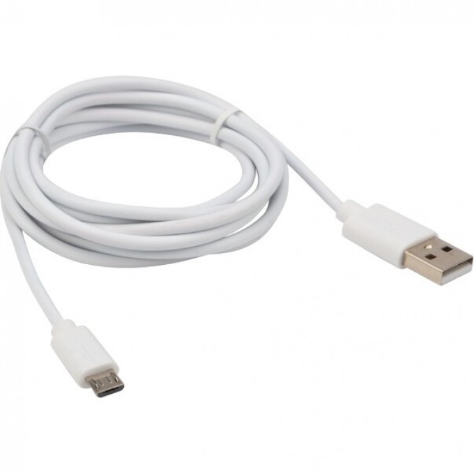 Кабель REXANT USB-micro USB/PVC 1.8 м, белый 18-1164