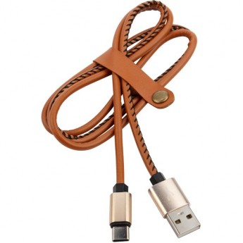 Кабель REXANT USB - Type-C 2A коричневый 1 м