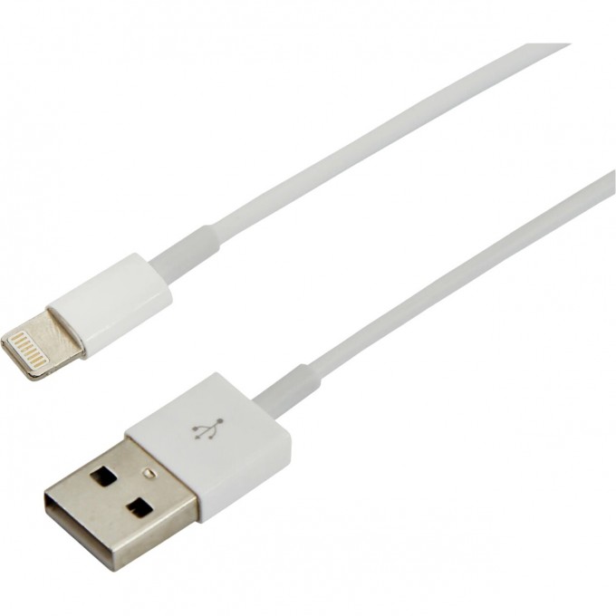Кабель USB-Lightning REXANT для iPhone PVC 1 м, белый 18-1121-10