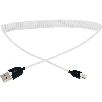 Кабель USB универсальный REXANT microUSB шнур витой 1 м белый