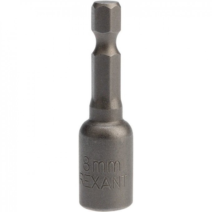 Ключ-насадка REXANT 8х48 мм, 1/4" магнитная (упак. 20 шт.) 92-0401