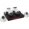 Комплект видеонаблюдения REXANT 2 наружные и 2 внутренние камеры AHD/2.0 Full HD 45-0522