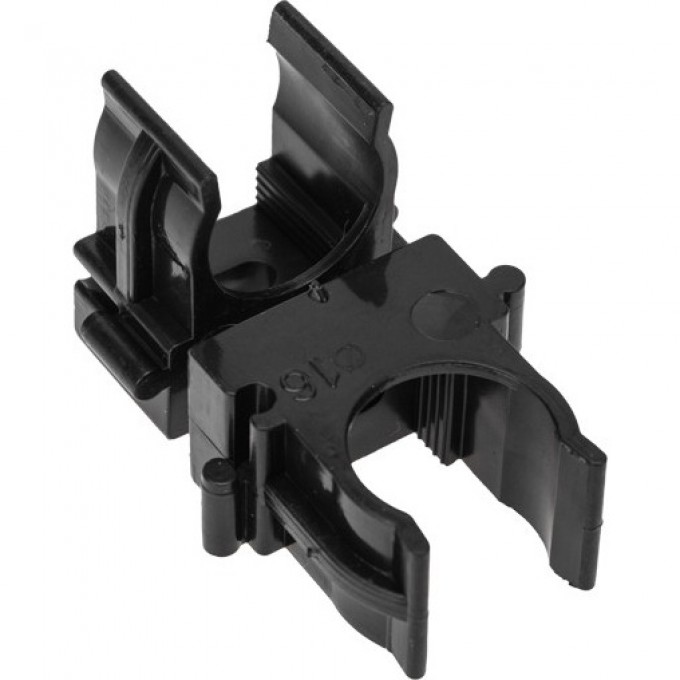 Крепеж-клипса REXANT для монтажного пистолета Ø 16 мм, черная (100 шт/уп) 28-0416-2