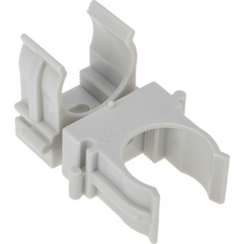 Крепеж-клипса REXANT для монтажного пистолета Ø 20 мм, серая (100 шт/уп) Крепеж-клипса REXANT для монтажного пистолета Ø 20 мм, серая (100 шт/уп)