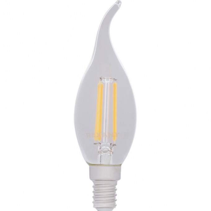 Лампа филаментная REXANT CN37 7.5 Вт 2700K E14 диммируемая 604-105