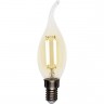 Лампа филаментная REXANT CN37 7.5 Вт 2700K E14 прозрачная колба
