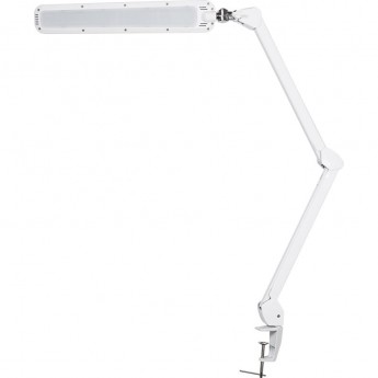 Лампа настольная REXANT бестеневая, струбцина, ECO light, 90 SMD LED, сенсорный диммер, белая (8017LED-2)