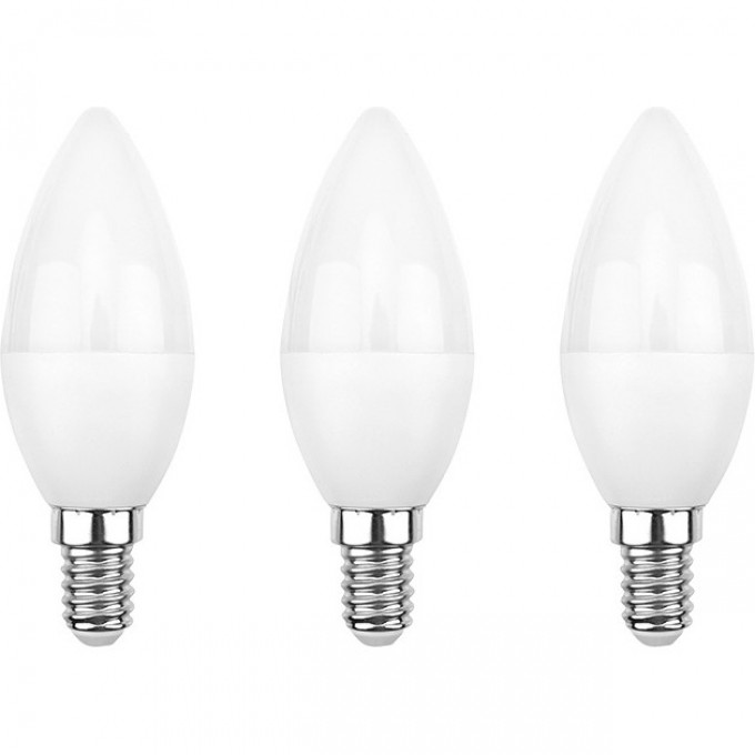 Лампа светодиодная REXANT CN 7.5 Вт E14 2700 K, 3 шт. 604-017-3