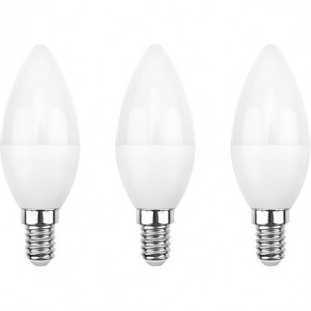 Лампа светодиодная REXANT CN 9.5 Вт E14 6500 K, 3 шт.