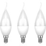 Лампа светодиодная REXANT CW 7.5 Вт E14 6500 K, 3 шт. 604-047-3