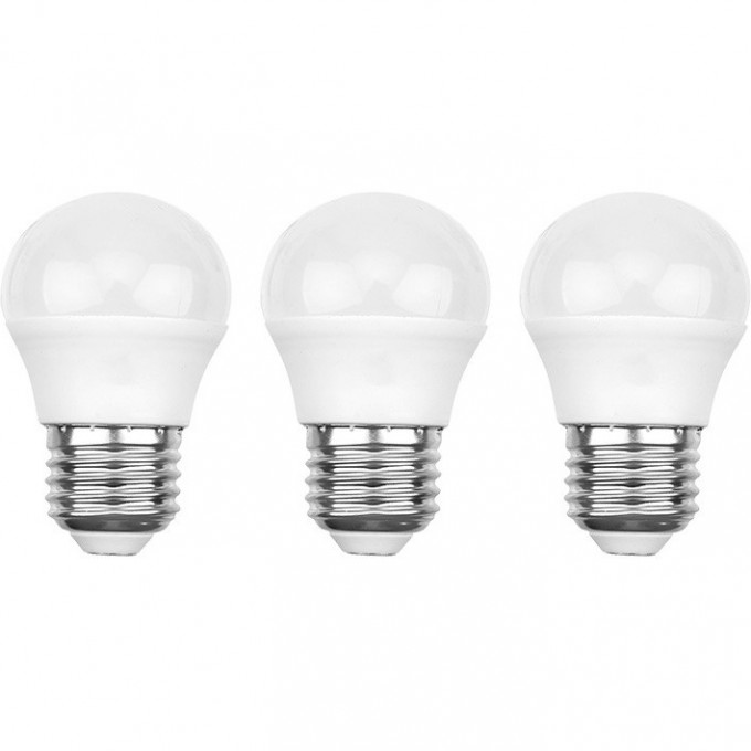 Лампа светодиодная REXANT ШАРИК (GL) 11.5 Вт E27 1093 Лм 6500 K холодный свет (3 шт./уп.) 604-210-3