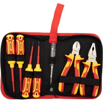 Набор диэлектрического инструмента REXANT RI-01, тканевый пенал, 7 предметов, до 1000В