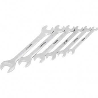 Набор ключей рожковых REXANT 8-19 мм, 6 шт. Набор ключей рожковых REXANT 8-19 мм, 6 шт.