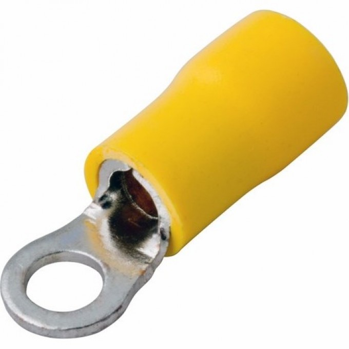 Наконечник кольцевой REXANT 5.3 мм 4-6 мм² изолированный желтый 08-0052