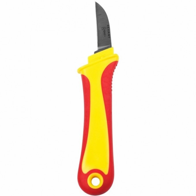 Нож монтажника REXANT, нержавеющая сталь, прямое лезвие 12-4936
