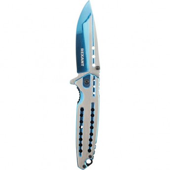 Нож складной REXANT BLUE полуавтоматический