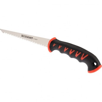 Ножовка по гипсокартону REXANT 180 мм двухкомпонентная рукоятка