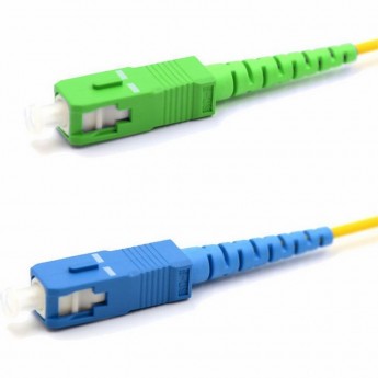 Патч-корд REXANT 9/125 (OS2) SC/APC-SC/UPC LSZH оптический переходной 10м