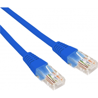 Патч-корд REXANT U/UTP 6, RJ45-RJ45, неэкранированный, 26AWG, LSZH, синий, 0.5 м