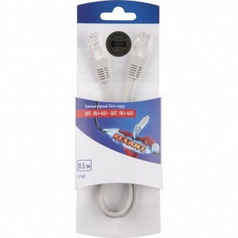 Патч-корд REXANT U/UTP RJ45-RJ45 PVC 0.5 м