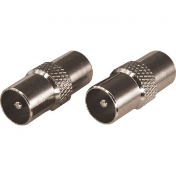 Переходник антенный REXANT штекер TV - штекер TV (1шт) Переходник антенный REXANT штекер TV - штекер TV (1шт)