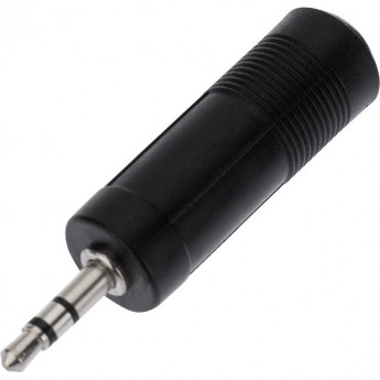 Переходник REXANT 3,5мм стерео штекер - 6,3мм стерео гнездо, пластик Переходник REXANT 3,5мм стерео штекер - 6,3мм стерео гнездо, пластик