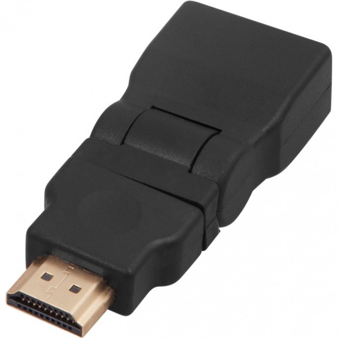 Переходник REXANT штекер HDMI - гнездо HDMI поворотный 17-6813