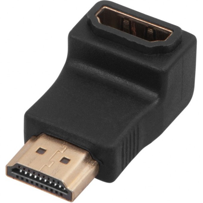 Переходник REXANT штекер HDMI - гнездо HDMI угловой 17-6805