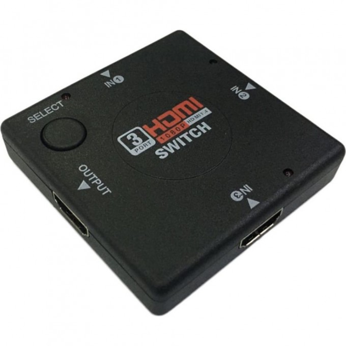 Переключатель REXANT гнездо HDMI на 3 гнезда HDMI, без питания, пластик 17-6912
