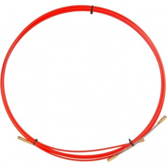 Протяжка кабельная REXANT (мини УЗК в бухте), стеклопруток, d=3,5 мм, 3 м, красная