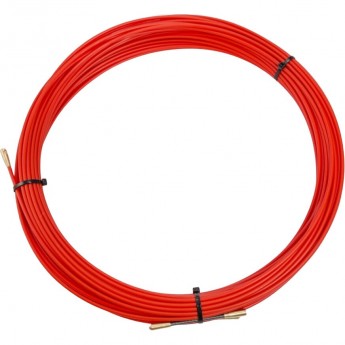Протяжка кабельная REXANT (мини УЗК в бухте), стеклопруток, d=3,5 мм 30 м, красная