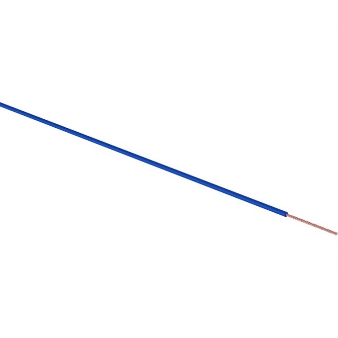 Провод ПГВА REXANT 1х0.75 мм² синий 100 м 01-6505