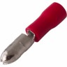 Разъем REXANT штекерный изолированный 4 мм 0.5-1.5 мм² красный