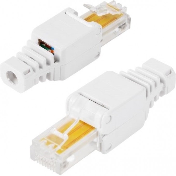 Разъем сетевой LAN REXANT на кабель, штекер 8Р8С (Rj-45), быстрозажимной, (1шт) 06-0083-A