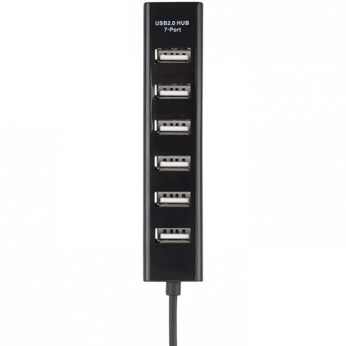 Разветвитель USB REXANT на 7 портов черный 18-4107