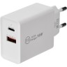 Сетевое зарядное устройство REXANT для iPhone/iPad Type-C + USB 3.0 с Quick charge, белое 16-0278