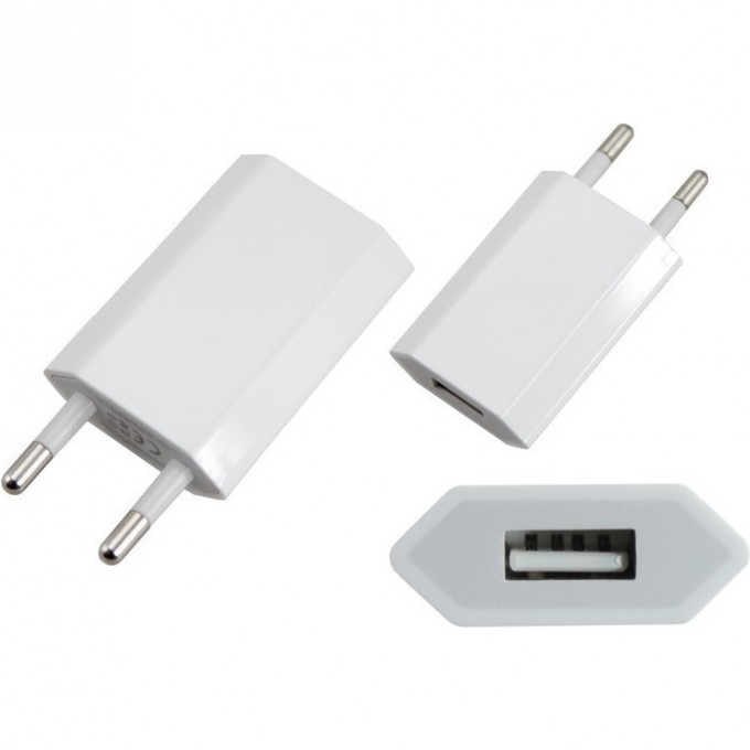 Сетевое зарядное устройство REXANT iPhone/iPod USB белое (СЗУ) (5 V, 1000 mA) 18-1194
