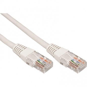 Шнур коммутационный REXANT, патч-корд, U/UTP RJ45-RJ45 CAT 5e, 1м, PVC, серый